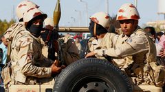 مقتل 15 مسلحا في سيناء
