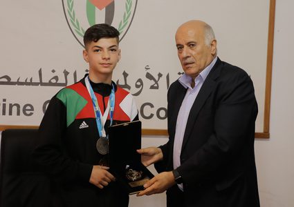 لاعب فلسطيني يتوج بذهبية التايكواندو "G1"