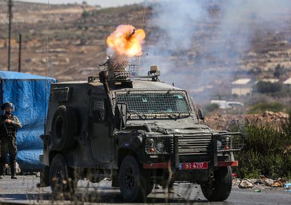 مواجهات بين الشبان وقوات الاحتلال شمال البيرة