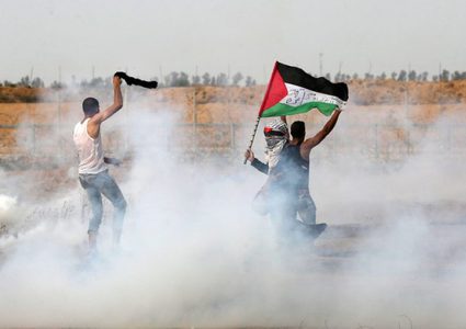 إصابات خلال مهاجمة الاحتلال للمسيرات السلمية شرق غزة