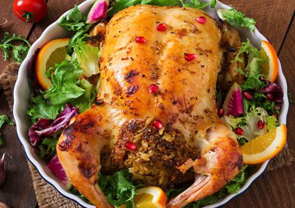 الدجاج المحشي