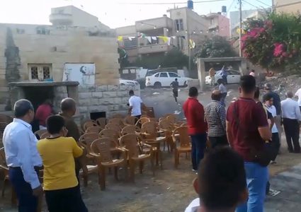 الاحتلال يهاجم حفل استقبال أسير محرر في اللبن الشرقية