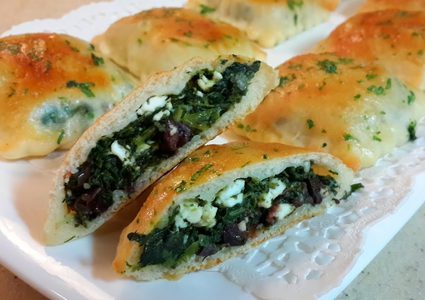 عجينة السبانخ مع الجبن