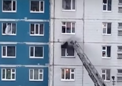 شاهد عملية إنقاذ تحبس الأنفاس في روسيا