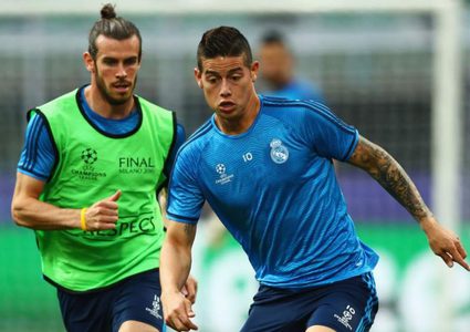 ريال مدريد يستبعد بيل وخاميس عن مباراة كلوب بروج