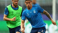 ريال مدريد يستبعد بيل وخاميس عن مباراة كلوب بروج