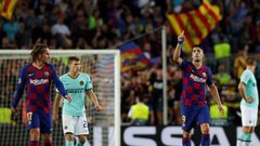 برشلونة يحقق فوزا ثمينا على انتر ميلان في دوري أبطال أوروبا