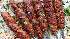 كباب اللحم المشوي