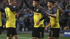 المغربي أشرف حكيمي يقود بروسيا دورتموند بالفوز على سلافيا براج