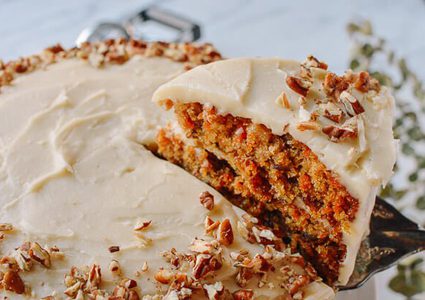 كعكة الجزر بالشوفان