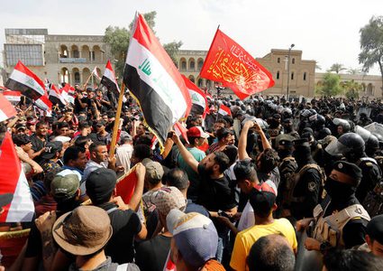العراق: ارتفاع حصيلة قتلى الاحتجاجات الى 35