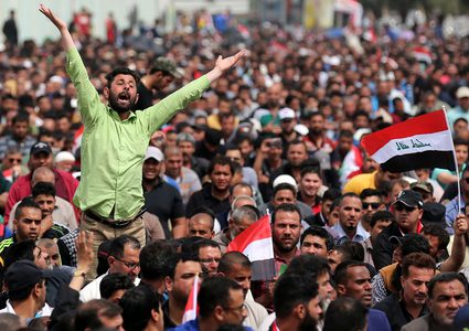 ارتفاع قتلى مظاهرات العراق خلال الأيام الماضية إلى 44