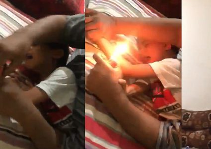 مجددا .. تعنيف طفل يثير  غضب السعوديين