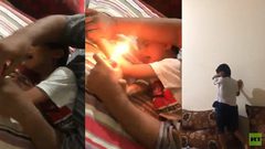 مجددا .. تعنيف طفل يثير  غضب السعوديين