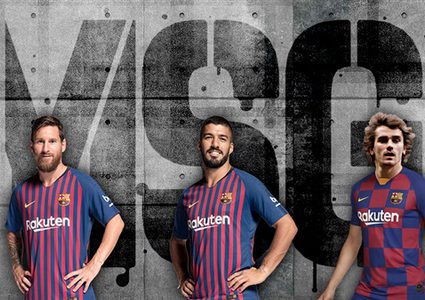 ثلاثي النار في مقدمة برشلونة بمباراة إشبيلية