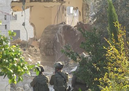 اقتحام منزل الشهيد نعالوة بطولكرم