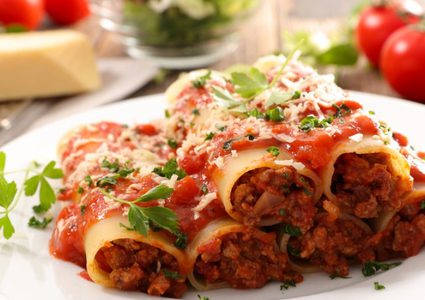 كانيلوني باللحم المفروم