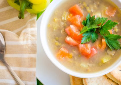 شوربة الفريكة الشتوية