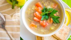 شوربة الفريكة الشتوية