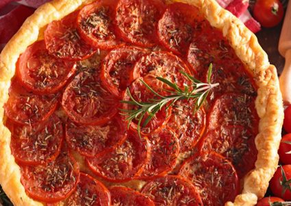 فطيرة الطماطم لمقبلات مميزة