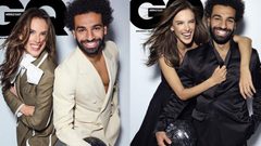محمد صلاح ينشر كواليس جلسة تصوير مع عارضة أزياء