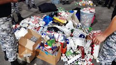 ضبط كميات كبيرة من الدخان والمعسل غير القانوني