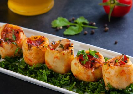 بطاطس محشية باللحم