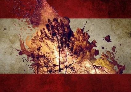 مذيعة لبنانية تنهار بالبكاء خلال تغطيتها "حرائق لبنان"