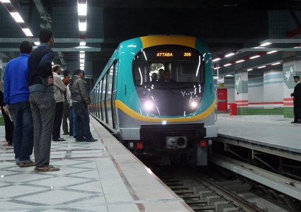 مترو الأنفاق : الشركة تعمل على إصلاح العطل في الخط الأول