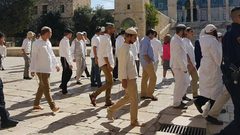 مستوطنون يقتحمون الأقصى بحماية قوات الاحتلال