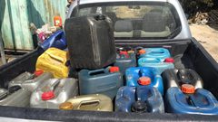 الخليل: ضبط نقطة بيع وقود عشوائية