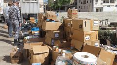إتلاف بضائع منتهية الصلاحية وأخرى ممنوعة في جنين