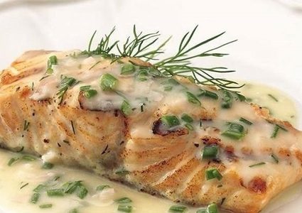 سمك بالكريمة