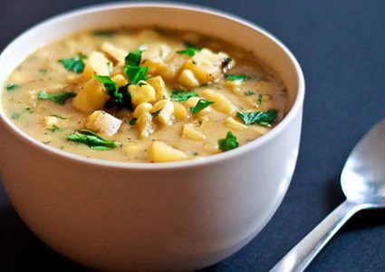 شوربة البطاطا الخريفية