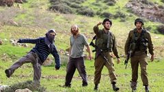 الاحتلال يعتدي على المشاركين بقطف الزيتون في اللبن الشرقي