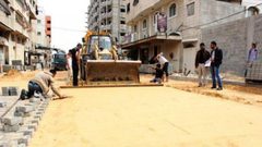 صرف دفعات مالية لمشاريع البنية التحتية في غزة
