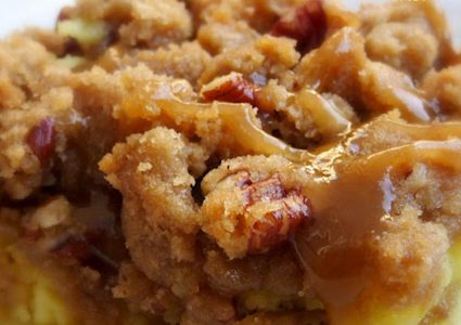 طبق البطاطا الحلوة بالجوز