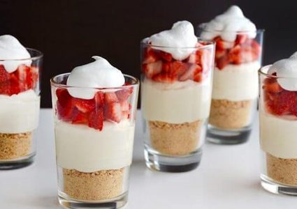 حلوى تشيز كيك بارفيه