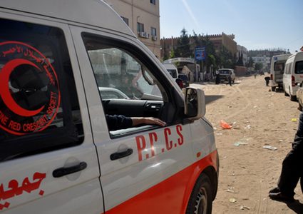 مصرع طفل بحادث سير شرق خان يونس