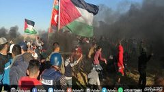 إصابات جراء قمع الاحتلال لمسيرات العودة الكبرى في غزة
