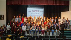 الاحتفال بإعادة تشكيل اتحاد الطلبة المقدسيين