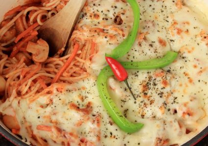 سباغيتي البيتزا