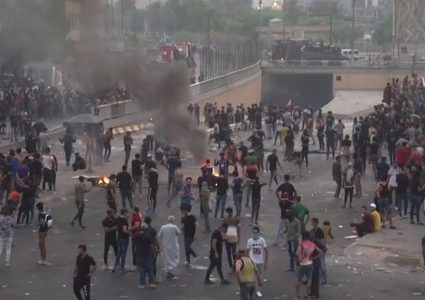 قتلى بإطلاق نار على محتجين في بغداد من قبل قوات الامن العراقية
