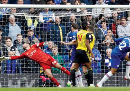 تشيلسي يتلقى 3 أهداف في شوط واحد بدوري أبطال أوروبا