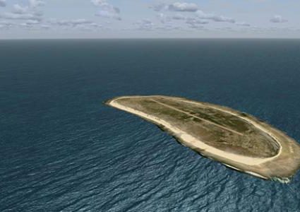 بركان يغرق جزيرة صغيرة ويظهر أخرى أكبر بثلاثة أضعاف !