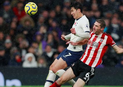 توتنهام الانجليزي يتعادل مع شيفيلد يونايتد