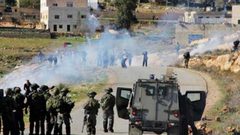 مواجهات مع الاحتلال شرق بيت لحم