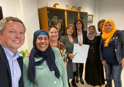 وفد جامعة ستافنجر النرويجية يزور النجاح لبحث آفاق التعاون المشترك