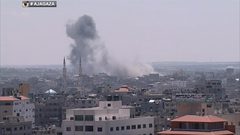 طيران الاحتلال الحربي يواصل قصف قطاع غزة
