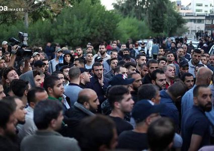 غزة تودع الشهيد بهاء أبو عطا الذي استشهد فجر اليوم الثلاثاء خلال قصف غزة